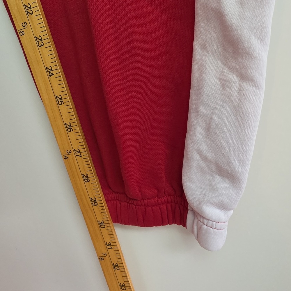 Levi's Sweatpants Men's L Red w/ White Stripe Elastic Waistband Retro Look - Picture 6 of 10